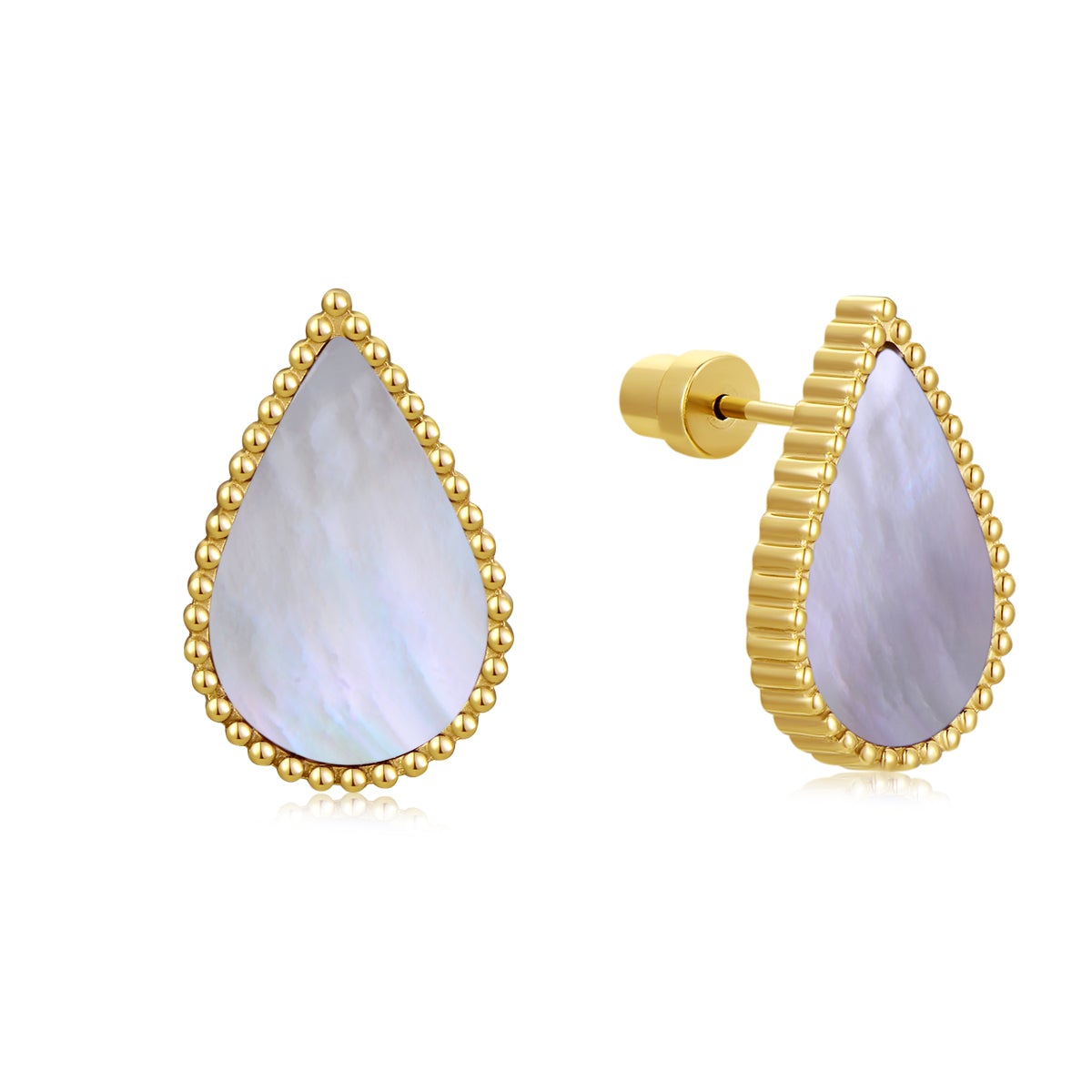 Pearl Drop / Earrings Gold
