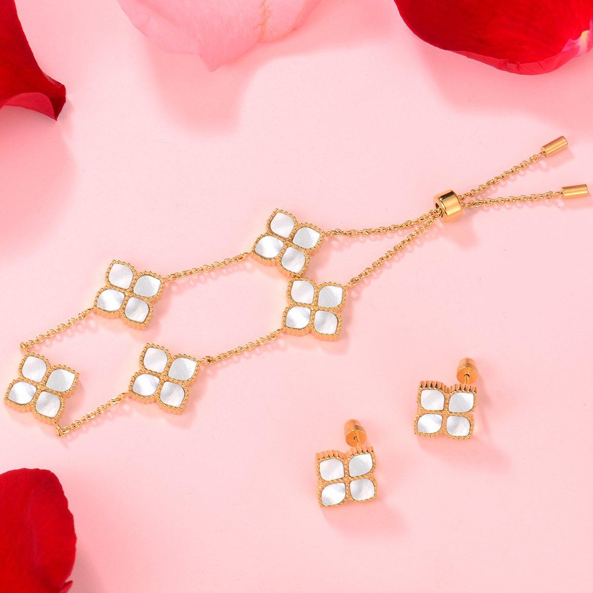 Joory / Earrings Pearl Gold - MINIMALIST
