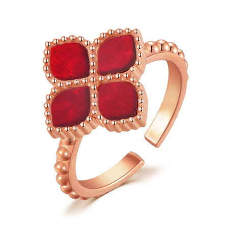Joory / Ring Red Rose Gold - MINIMALIST