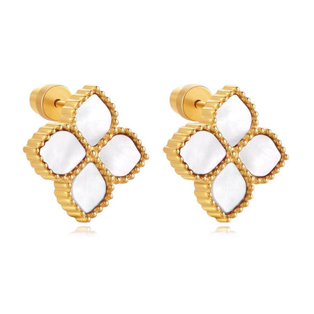 Joory / Earrings Pearl Gold - MINIMALIST