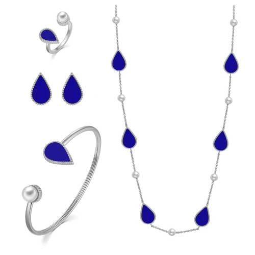Sapphire Drop / Silver