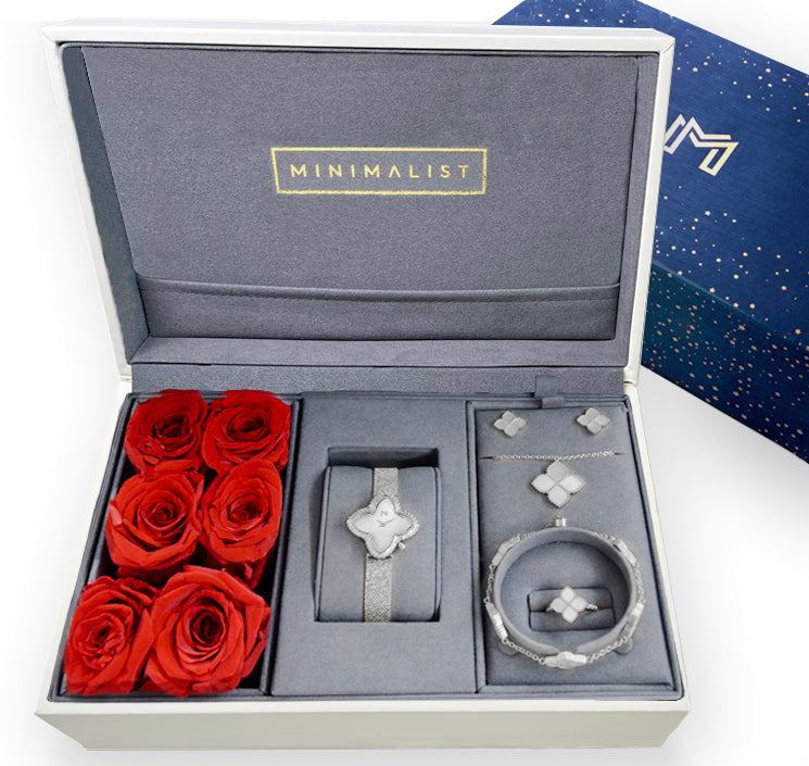 Flower Box / Alia and Joory Pearl Silver