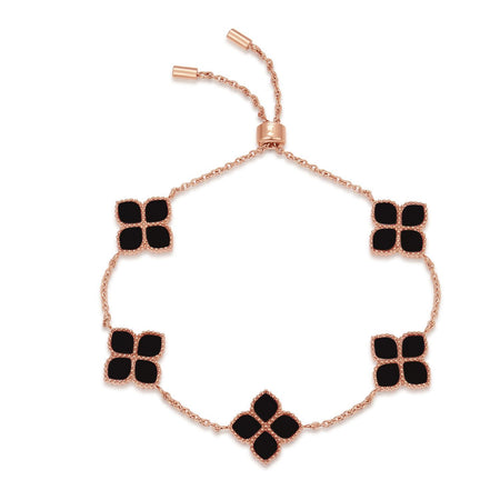 Joory / Bracelet Black Rose Gold