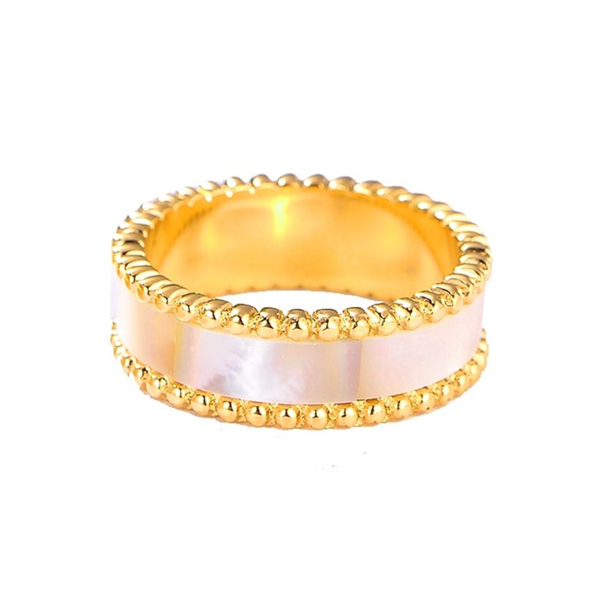 Lulwah Ring / Pearl Gold ( Size 6 ) - minimalistae