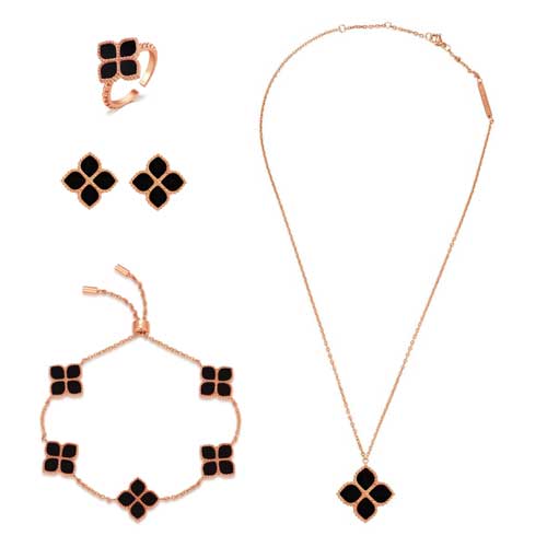 Hamda / Joory Black Rose Gold - Gift Set