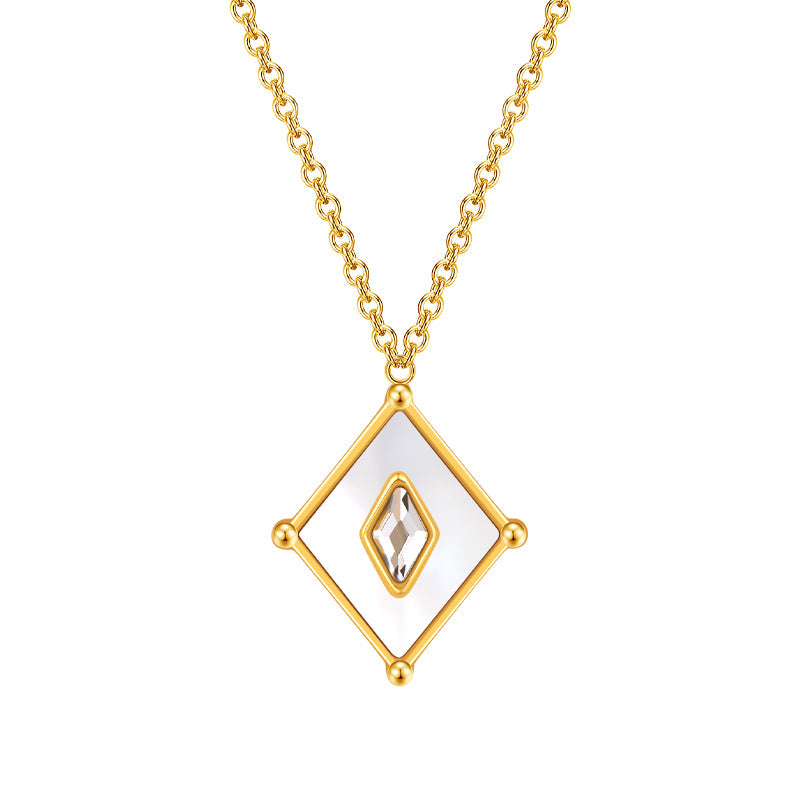 Kite / Necklace Pearl Gold