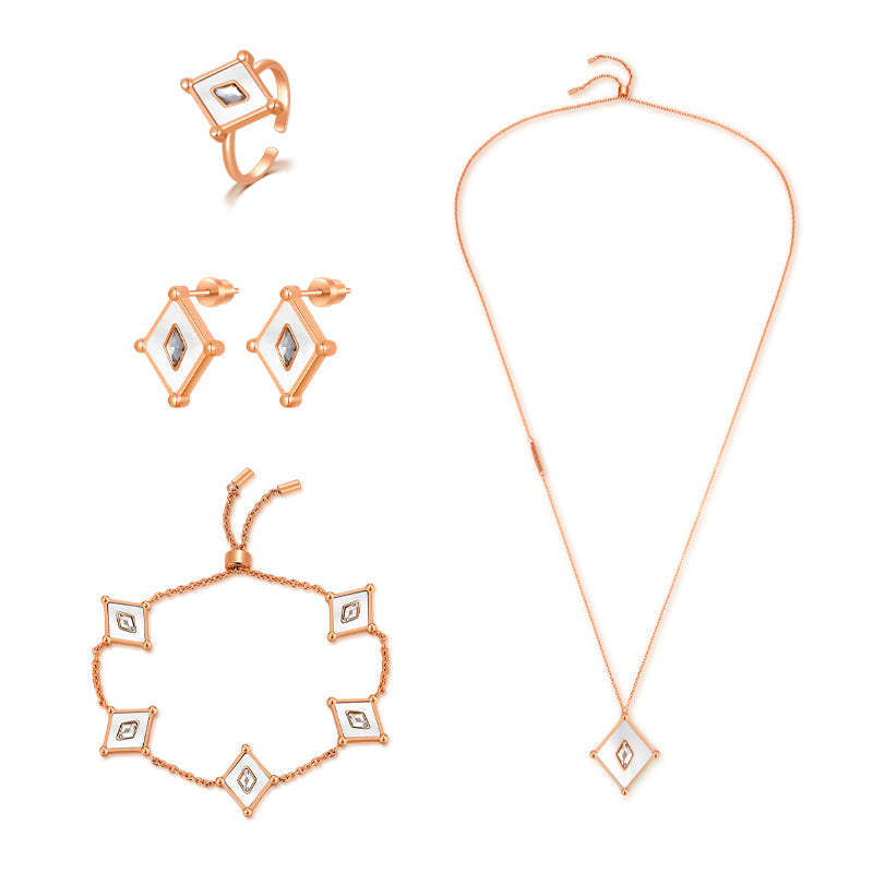 Kite / Set Pearl Rose Gold