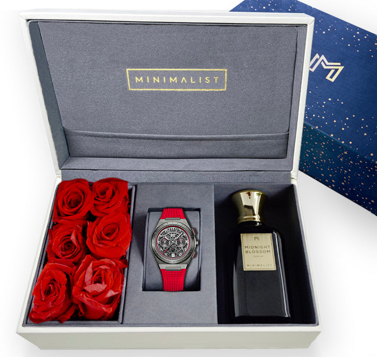 Men's Flower Box / Saif and Midnight Blossom