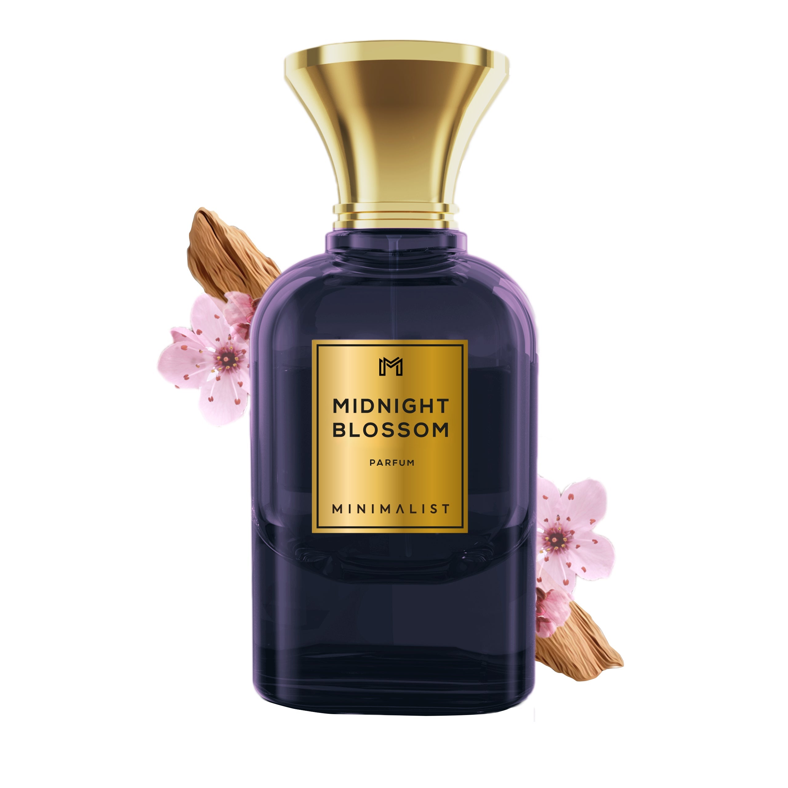 مجموعة هدايا عطر ميدنايت بلوسوم / جلد العنبر / عطر وردة الصحراء
