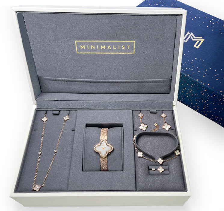 Amna / Mini Joory Pearl Rose Gold - Gift Set