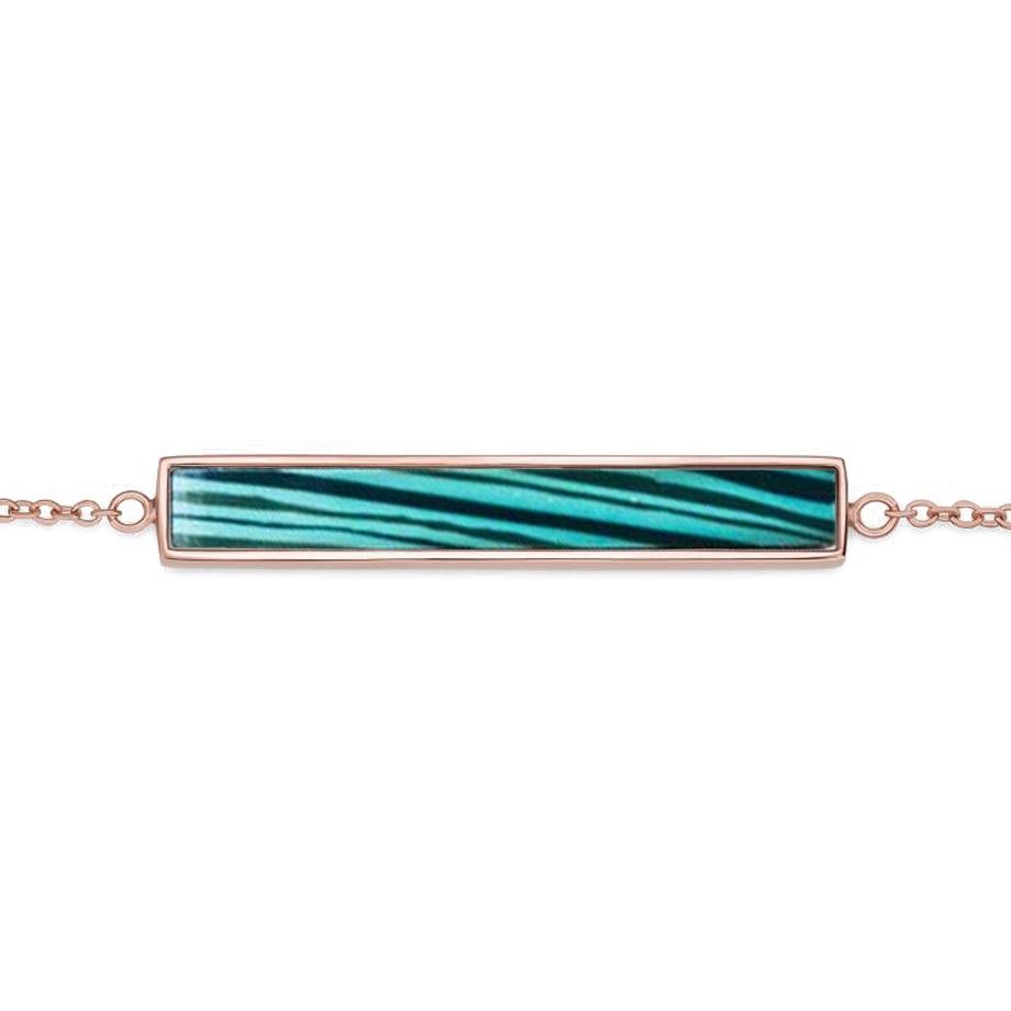 Zeina / Malachite Rose Gold - minimalistae