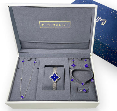 Shaima / Mini Joory Blue Silver - Gift Set