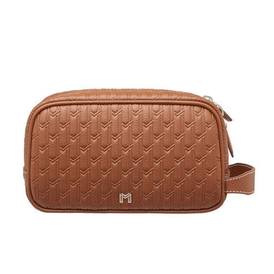 Travel Pouch Tan / Silver