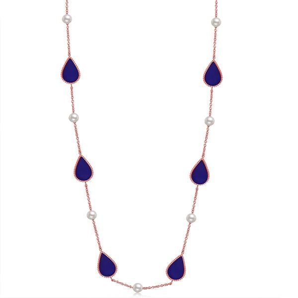Sapphire Drop / Rose Gold