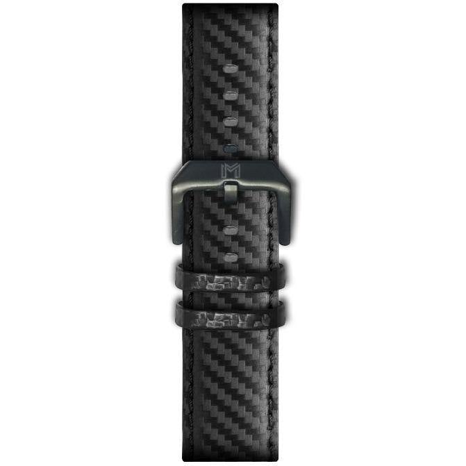 Flag-Watch Strap / Carbon Leather - MINIMALIST