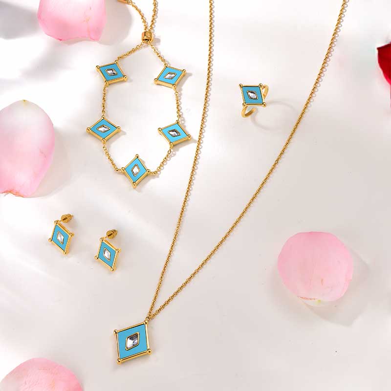 Kite / Set Turquoise Gold