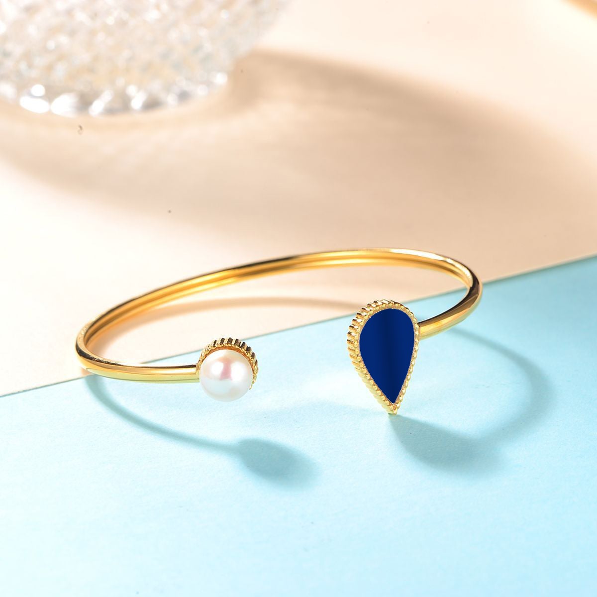 Sapphire Drop / Bangle Gold
