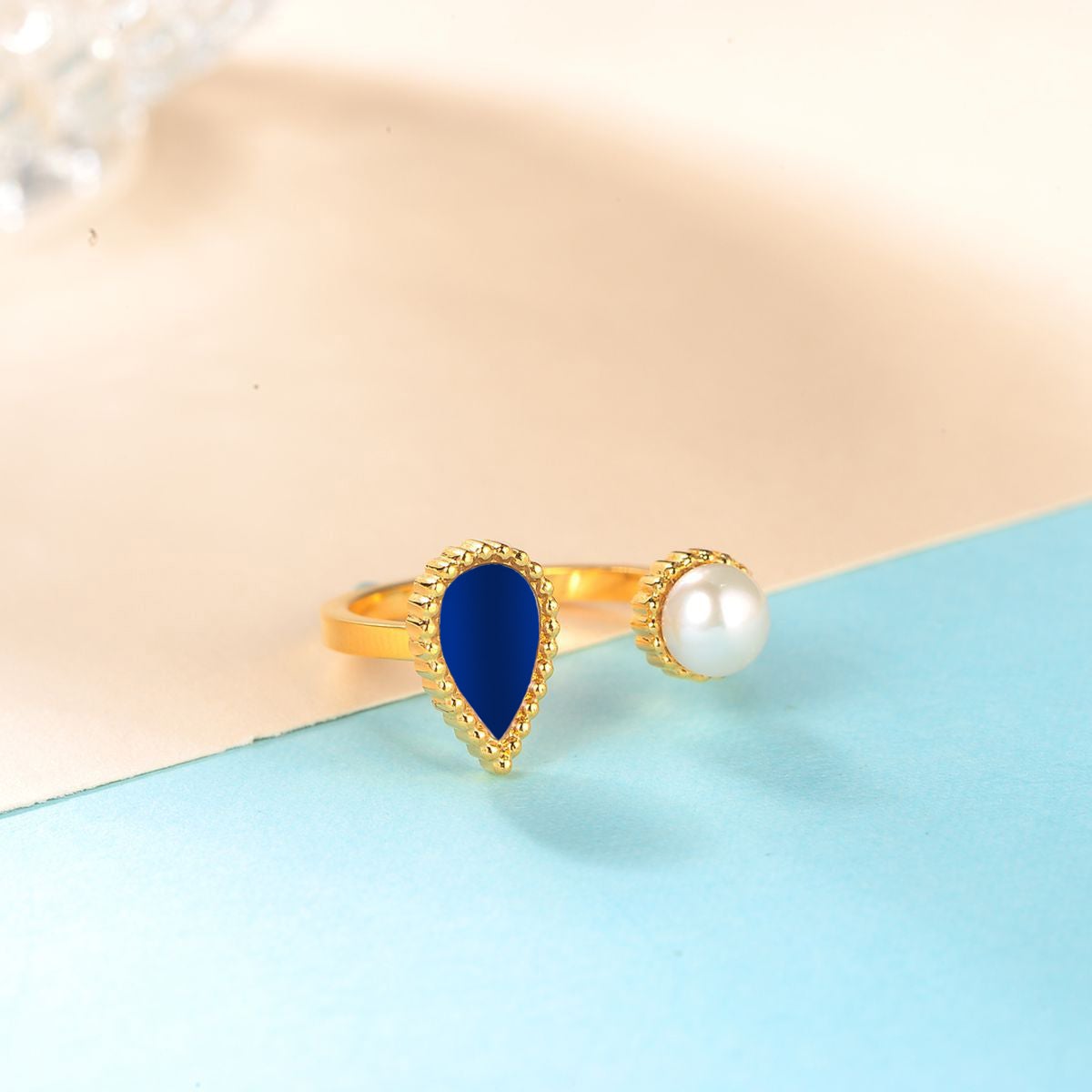 Sapphire Drop / Ring Gold