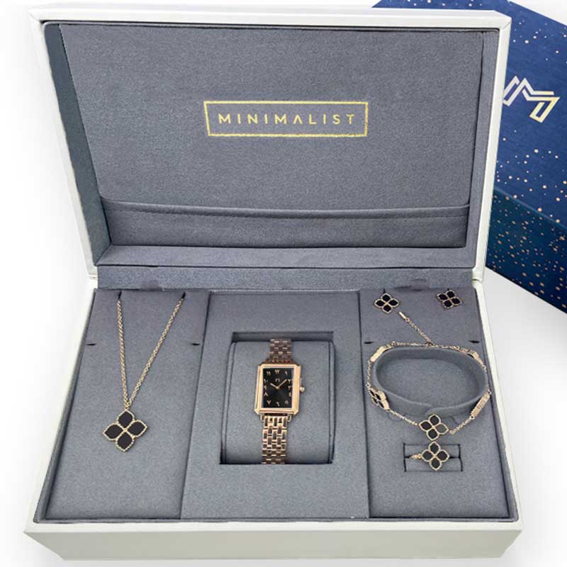 Hamda / Joory Black Rose Gold - Gift Set